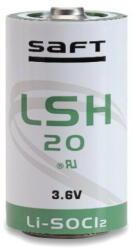 Saft Lítium elem D LSH 20 3, 6V 13Ah 1800mA (LSH 20)