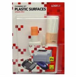 Logo Curat. set pentru materiale plastice, pulverizator 50ml, 10 servetele, 3 aplicatoare, Logo