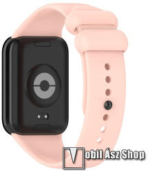 Xiaomi Smart Band 9 Pro, 8 Pro, Redmi Watch 4, Okosóra szíj, Szilikon, 128+100mm hosszú, Rózsaszín