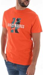 Bikkembergs Tricouri mânecă scurtă Bărbați BKK3MTS03 Bikkembergs portocaliu EU L