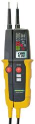 TRACON PANMV-1000AD, 2 pólusú feszültségvizsgáló és AVK teszter, LED LCD kijelző 12-1000V AC/DC, 30mA FI-Test (PANMV-1000AD)