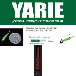 Yarie Amibaits 691 2, 3cm 14F Clear Red plasztik csali (Y6910914F)