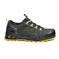 Portwest BASE K-Balance munkavédelmi cipő S1P HRO SRC (fekete/sárga 46) (B1006BKY46)