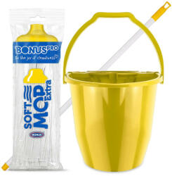 Bonus SoftMop Extra felmosó vödör szett sárga