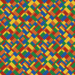  Tapet personalizat camera copilului Lego multicolor 79