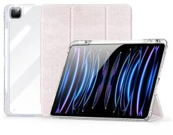 Dux Ducis UNID tok álló, textil hatású (aktív FLIP, oldalra nyíló, TRIFOLD, asztali tartó, ceruza tartó) RÓZSASZÍN Apple IPAD Pro 13 (2024) (GP-158141)