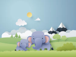  Tapet personalizat camera copilului Animale din jungla 36