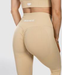 Iron Aesthetics Varrás nélküli leggings Iron Aesthetics Seamless Butt, bézs: L Bézs