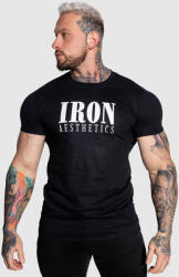 Iron Aesthetics Férfi sportpóló Iron Aesthetics Urban, fekete: XXXL Fekete