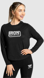 Iron Aesthetics Női sportpóló Iron Aesthetics Criss Cross, fekete: L Fekete