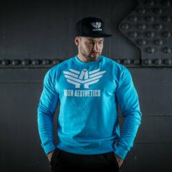 Iron Aesthetics Pulóver kapucni nélkül Iron Aesthetics, türkiz: XXL Kék