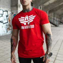 Iron Aesthetics Ultrasoft póló Iron Aesthetics, piros: XXL Piros