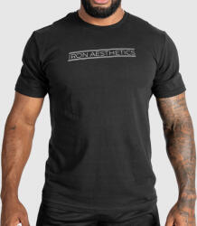 Iron Aesthetics Férfi fitness póló Iron Aesthetics Glam, fekete: L Fekete