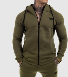 Iron Aesthetics Cipzáros fitness pulóver Iron Aesthetics Round, zöld: 3XL Zöld