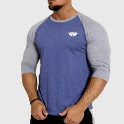 Iron Aesthetics Férfi 3/4 ujjú póló Iron Aesthetics Raglan, blue/grey: M Kék