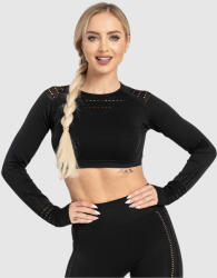 Iron Aesthetics Varrás nélküli crop top Iron Aesthetics Rift, fekete: S Fekete