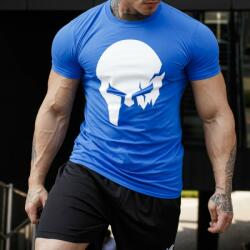 Iron Aesthetics Ultrasoft póló Iron Aesthetics Skull, kék: XL Kék