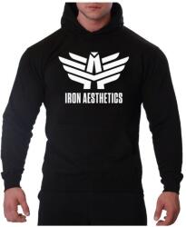 Iron Aesthetics Sportos cipzár nélküli pulóver Iron Aesthetics, fekete: L Fekete