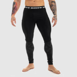 Iron Aesthetics Férfi leggings Iron Aesthetics Black Camo: XS - S Fekete
