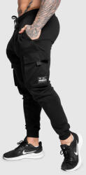 Iron Aesthetics Férfi melegítőnadrág Iron Aesthetics Cargo Joggers, fekete: 3XL Fekete