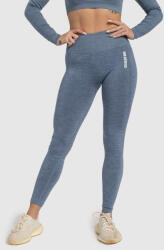 Iron Aesthetics Magasderekú varrás nélküli leggings Iron Aesthetics Solid, kék: L Kék