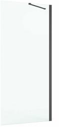 Roca Capital zuhanyfal 70 cm fekete matt/átlátszó üveg AM4407016M (AM4407016M)