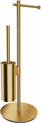 Omnires Modern Project wc kefe tartó wc-kefével arany MP60810GLB (MP60810GLB)