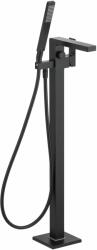 Armatura Logon Black kád és zuhany csaptelep térben álló fekete 5135-510-81 (513551081)