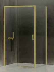NEW TRENDY Prime Light Gold zuhanykabin 100x70 cm négyszögletes arany fényes/átlátszó üveg D-0420A/D-0222B