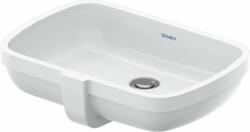 Duravit Qatego mosdótál 48x32 cm négyszögletes alulról beépíthető fehér 0398480028 (0398480028)