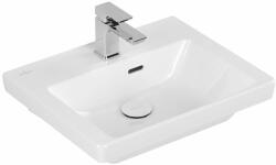 Villeroy & Boch Subway 3.0 mosdótál 50x40 cm négyszögletes klasszikus fehér 4370FFR1