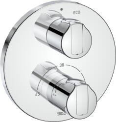 Roca T-1000 zuhanycsaptelep süllyesztett z termosztáttal króm A5A2E09C00