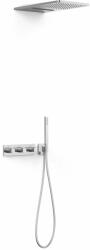 TRES B-System zuhany készlet beépített termosztáttal trópusi zuhany opcióval króm 30725305 (30725305)