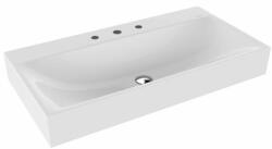 KALDEWEI Silenio mosdótál 90x46 cm négyszögletes klasszikus fehér 904406273001 (904406273001)