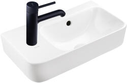 KSURO 107 mosdótál 45x26 cm négyszögletes mosdótálak fehér fényes 21803000 (21803000)