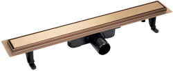 Laveo Basso lineáris lefolyó ráccsal 100 cm arany COB810D