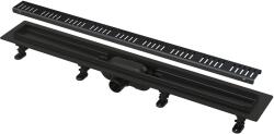 Alcadrain Simple lineáris lefolyó 95 cm fekete APZ10BLACK-950M