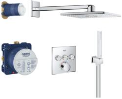 GROHE SmartControl zuhany készlet beépített termosztáttal trópusi zuhany opcióval StarLight Chrome 34712000