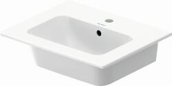 Duravit ME by Starck mosdótál 53x43 cm négyszögletes beépíthető fehér 2336530000