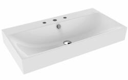 KALDEWEI Silenio mosdótál 90x46 cm négyszögletes klasszikus fehér fényes 904406033001 (904406033001)