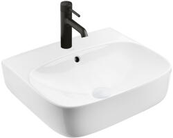 KSURO 107 mosdótál 50x44.5 cm négyszögletes mosdótálak fehér fényes 21802000 (21802000)