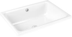 KALDEWEI Cayono mosdótál 58x41.5 cm négyszögletes süllyesztett fehér fényes 913606000001 (913606000001)