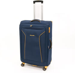 LAMONZA Troler de cala (L) Lamonza Cruise, 78x47x29 cm, 3.5 kg, expandabil 30%, Bleumarin Galben Valiza