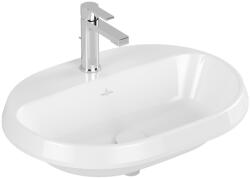 Villeroy & Boch Architectura mosdótál 60x45 cm ovális süllyesztett fehér fényes 5A6661R1 (5A6661R1)