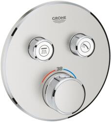 GROHE Grohtherm SmartControl kád és zuhany csaptelep süllyesztett z termosztáttal SuperSteel 29119DC0