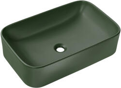 Comad Kama mosdótál 61x38 cm négyszögletes mosdótálak zöld UN-KAMA-MFG-60 (UNKAMAMFG60)