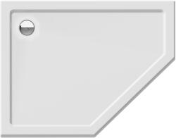 New Trendy New Cantare ötszögletű zuhanytálca 100x80 cm fehér B-0418 (B0418)
