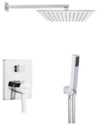 INVENA Glamour zuhany készlet beépített trópusi zuhany opcióval króm BS-02-0K1