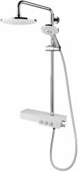 FDesign Tempra zuhany készlet fal trópusi zuhany opcióval króm-fehér FD5-TMP-7U-13