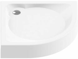 New Trendy Cantare félkör alakú zuhanytálca 80x80 cm fehér B-0308 (B0308)